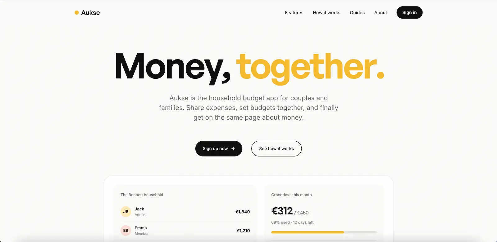 aukse marketing site