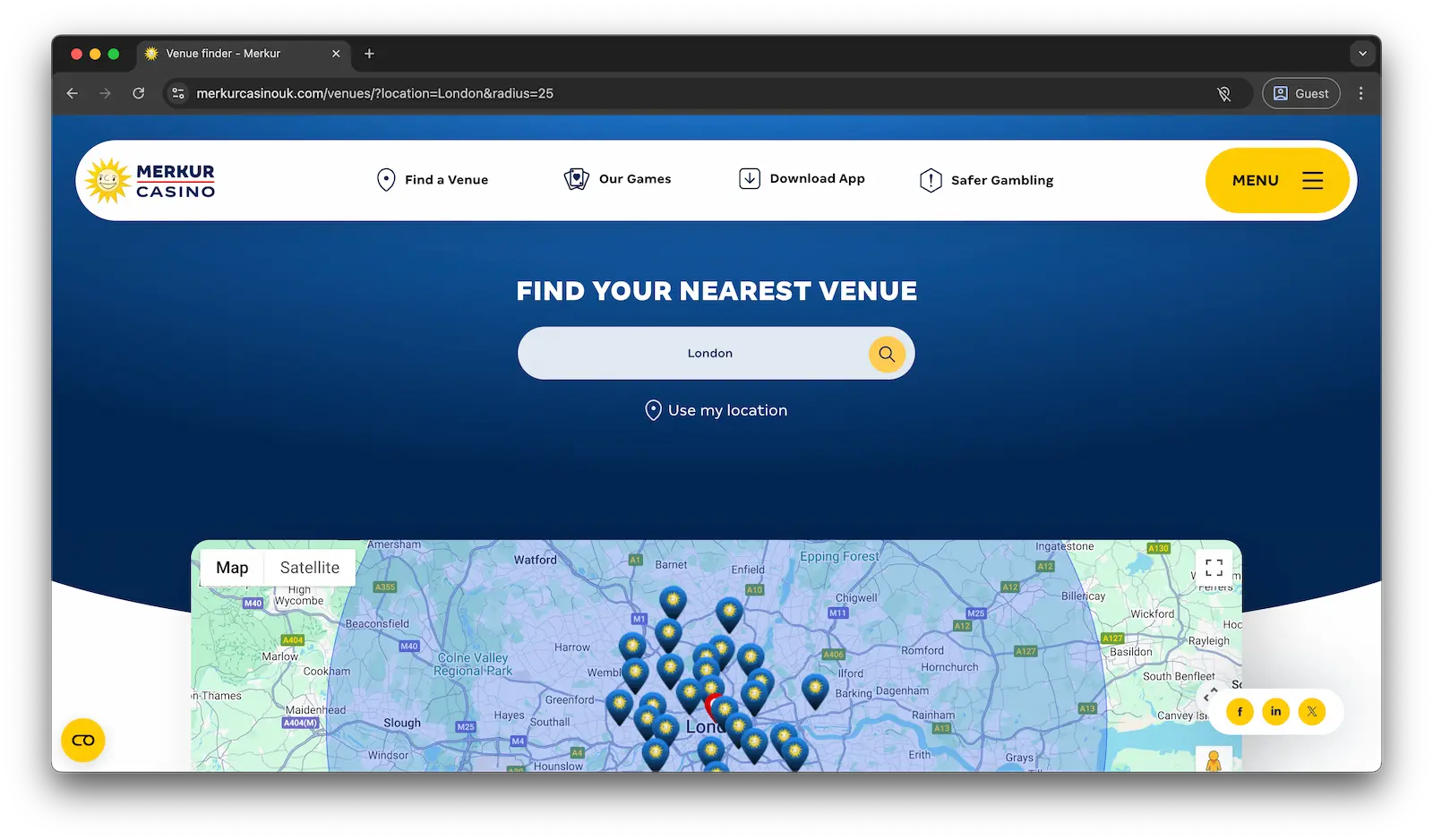 merkur casino uk found venues